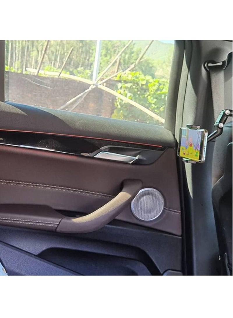 ELTRAZONE Universal Rearview Mirror Mount 360 Degree Rotation Telescopic Phone Holder  - Image 3