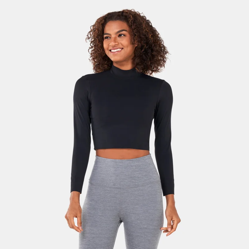 Nike Women's Yoga Dri-FIT Luxe Long Sleeve Crop Top
