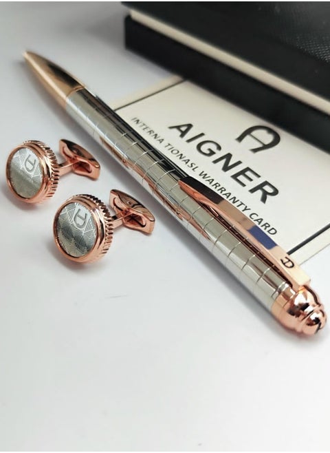 New pen and cufflink, latest version, first class