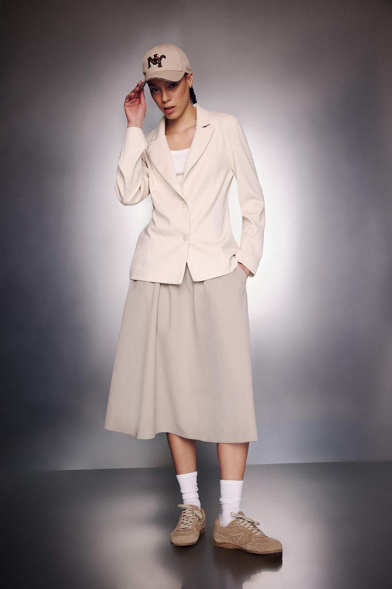 DeFacto Standard Fit Jacket Collar Blazer - Image 2