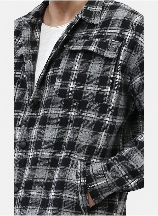RAVIN Snap Buttoned Plaids Heavy Winter Shirt  - Image 4