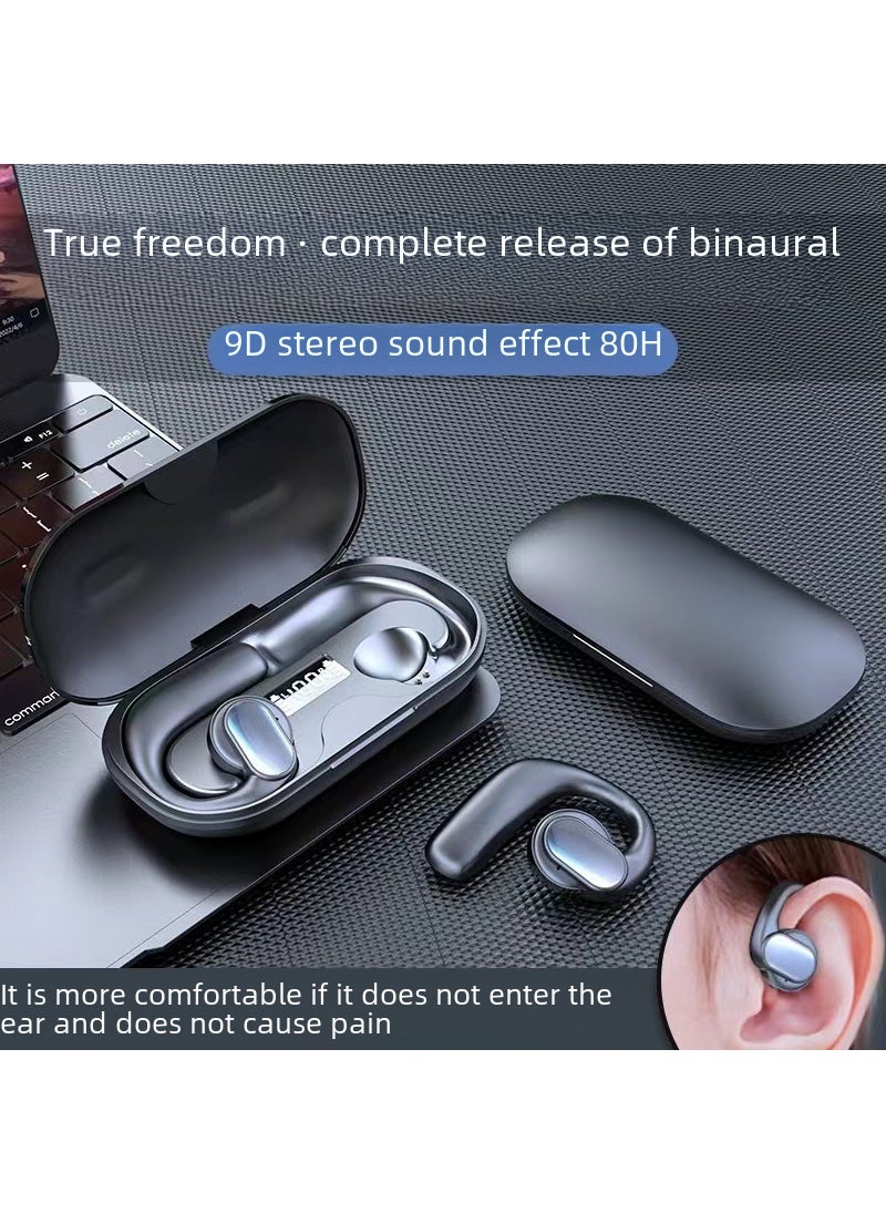 Wireless TWS Earbuds Long Battery Display Non-Invasive White