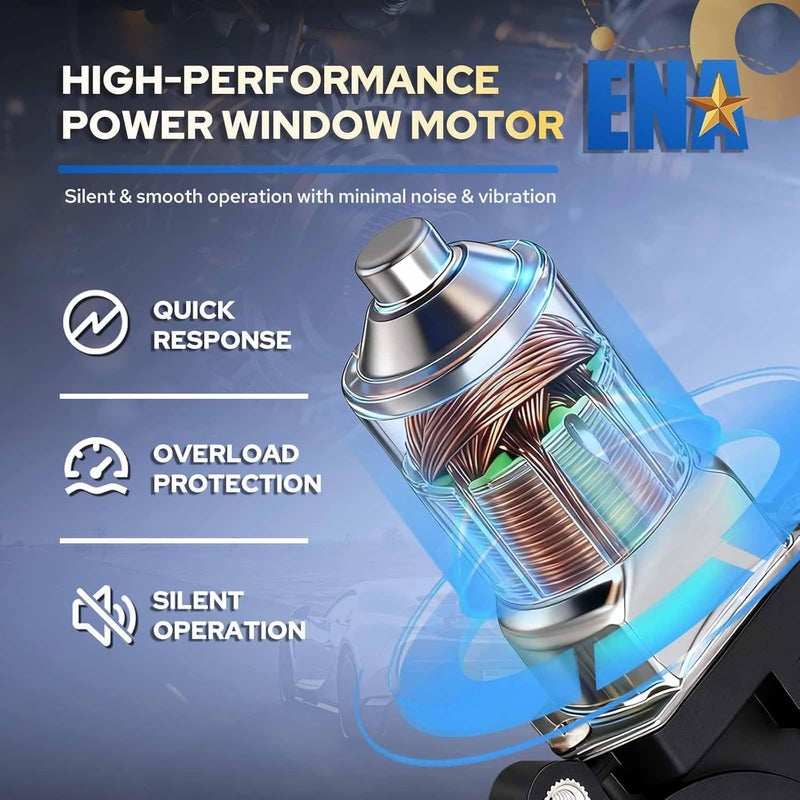 ENA Power Window Lift Motor Front Left Driver Side for Infiniti Nissan QX56 Pathfinder Armada Titan XD 5.0L 5.6L (2004-2015, 2017-2019) - Image 4