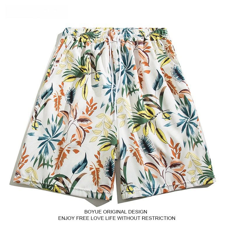 Hainan tour group vacation uniform shirt coconut tree Sanya beach print retro niche couple short-sleeved men and women - Image 1