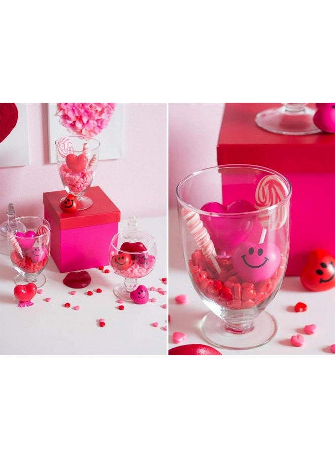 4E's Novelty 24 Pack Heart Stress Balls Bulk - Valentine Stress Hearts Mini Heart Shaped Stress Balls 1.5" - Squishy Stress Balls for Kids & Adults, Valentines Day Party Favors, Classroom Gifts - Image 5