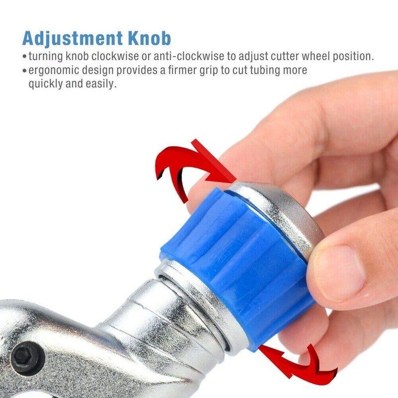 ISC Tube Cutter for Stainless Steel, Aluminum, Copper Tube Cutting with Gloves Tool CT-650 - Precise Cuts, Versatile Diameter Range, Durable Material, Portable Design, Safety Gloves Included - Image 4