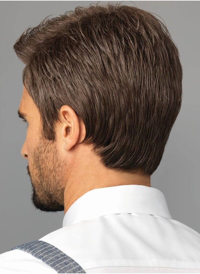 Arabest Mens Wig Short Hair, High-Quality Synthetic Wigs for Men, Natural Look, Comfortable and Easy to Wear, Perfect for Daily Use and Special Occasions  - Image 3