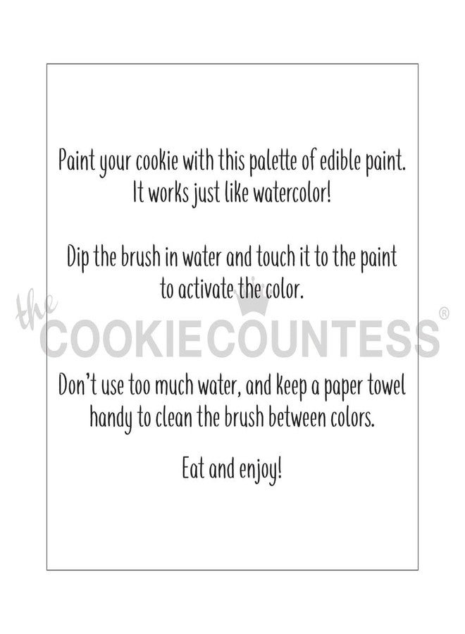 The Cookie Countess Inc The Cookie Countess Bag Topper 4" with PYO Instructions - Tie Dye - Image 3