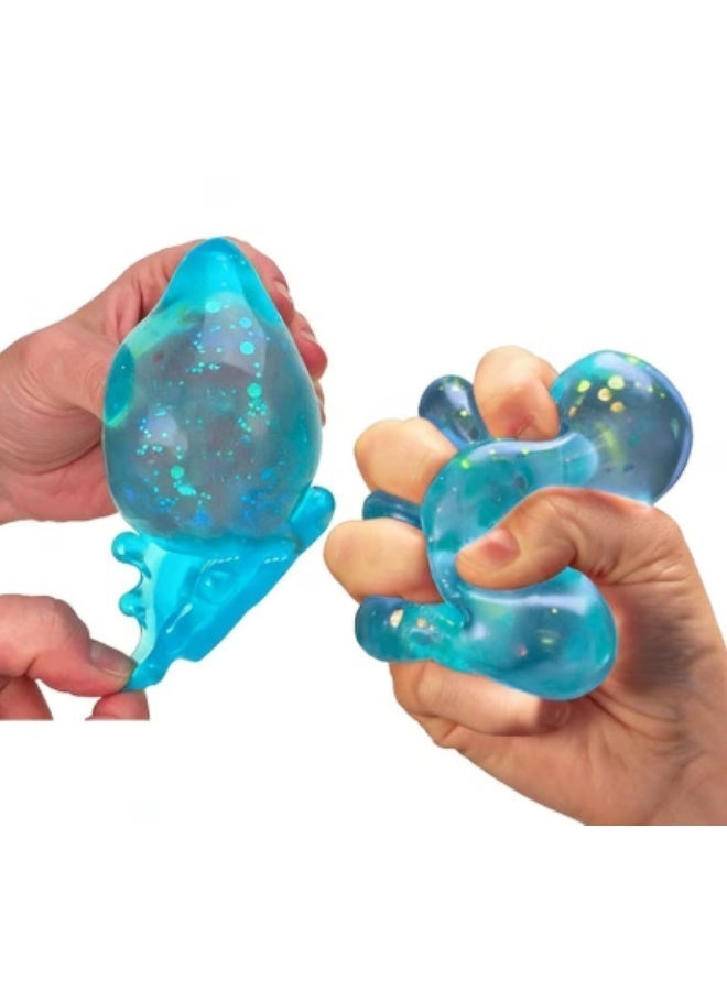 Schylling NeeDoh Dream Drop-Novelty Toy, NeeDoh Sensory Toys for Anxiety Relief, Safe Non-Toxic Dough Material(Blue) - Image 2