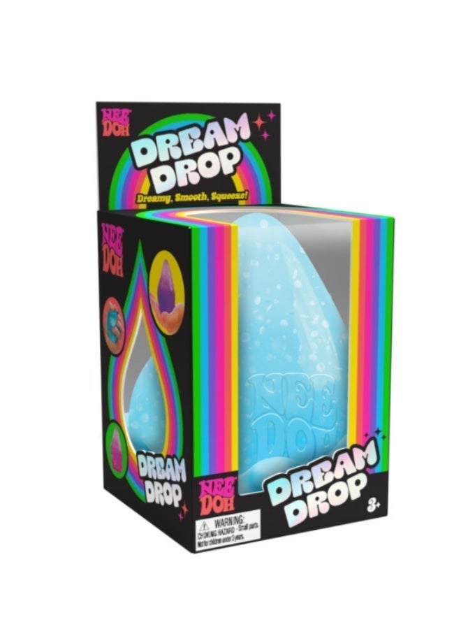 Schylling NeeDoh Dream Drop-Novelty Toy, NeeDoh Sensory Toys for Anxiety Relief, Safe Non-Toxic Dough Material(Blue) - Image 1