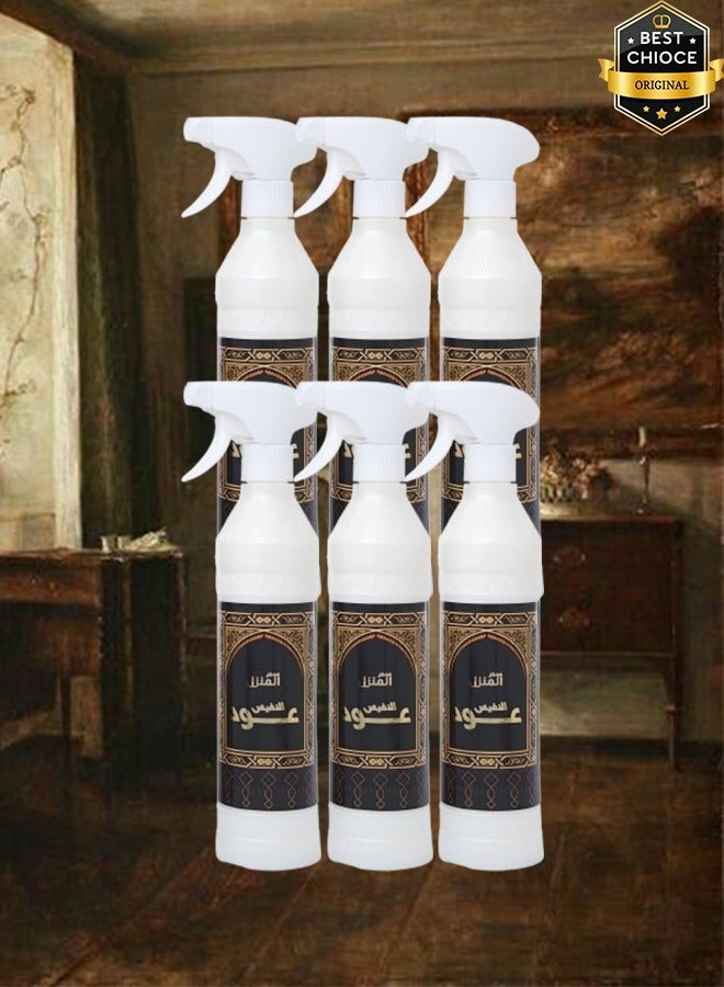 Banafa 6 Pieces Oud Al Nafees Air Freshner 500ml - Image 1