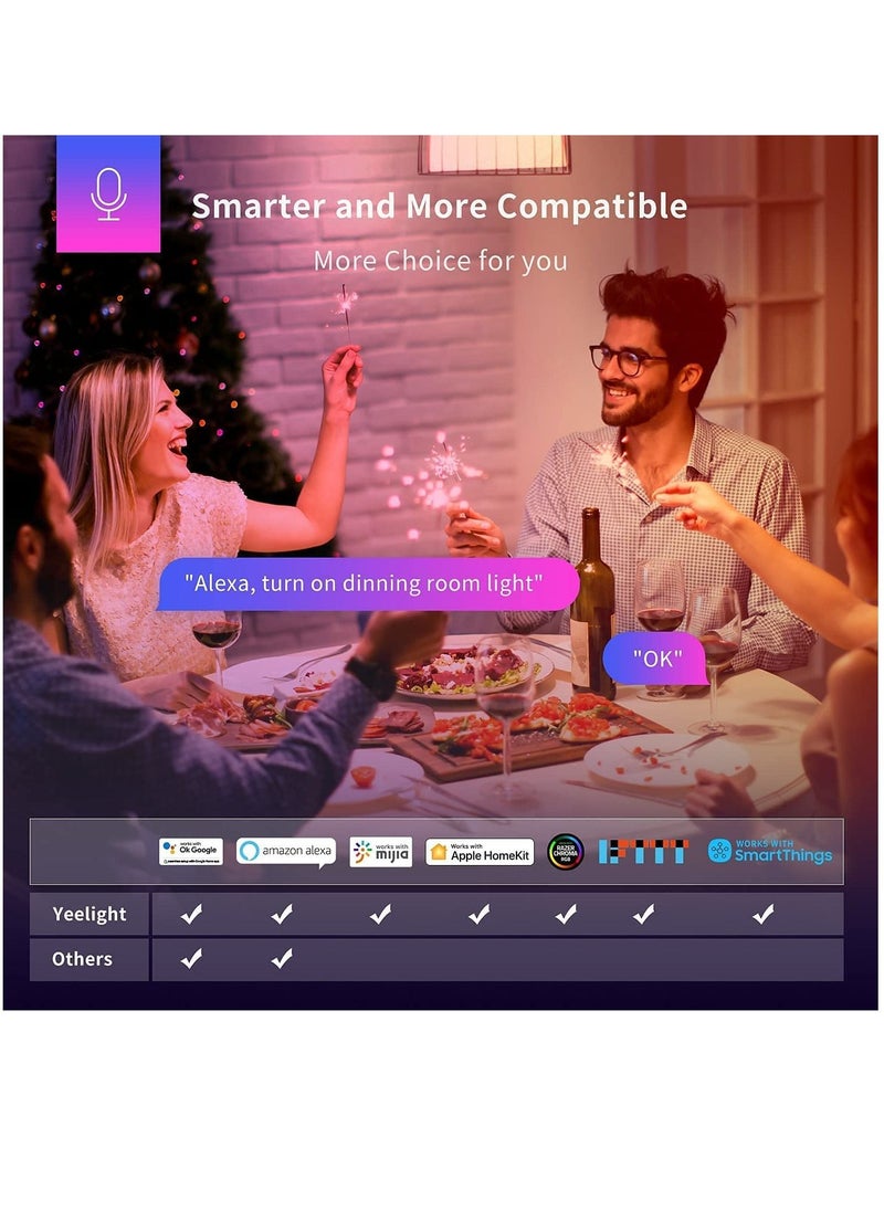 Yeelight - Yeelight Smart LED Bulb 1S Color Version YLDP13YL 8.5W RGB Light Desk Floor Table Lamp Support APP Control Light Work With APP Homekit AC220V-240V 1700K-6500K E26 E27 800lm - Image 1