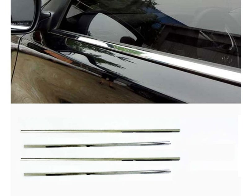 SPREADX Car Lower Window Garnish Chrome Stainless Steel Suitable for Maruti Suzuki Ertiga Type-3 (Set of 4 pcs) - Image 3