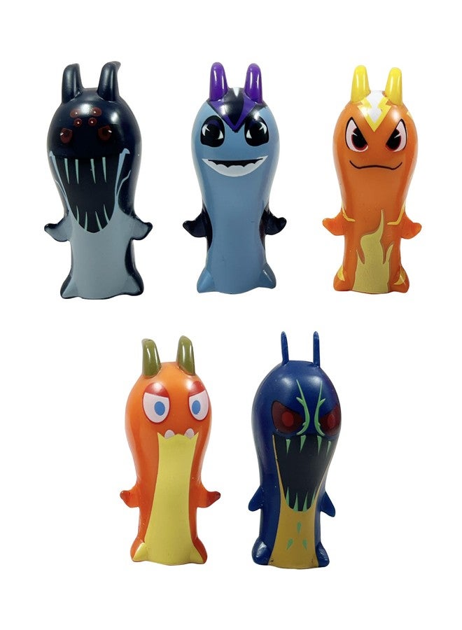 SLUGTERRA Mini Collectible Figurines, Includes 5 Figures Featured in Epic Series, Toy for Kids & Teens, 5-Pack - Image 1