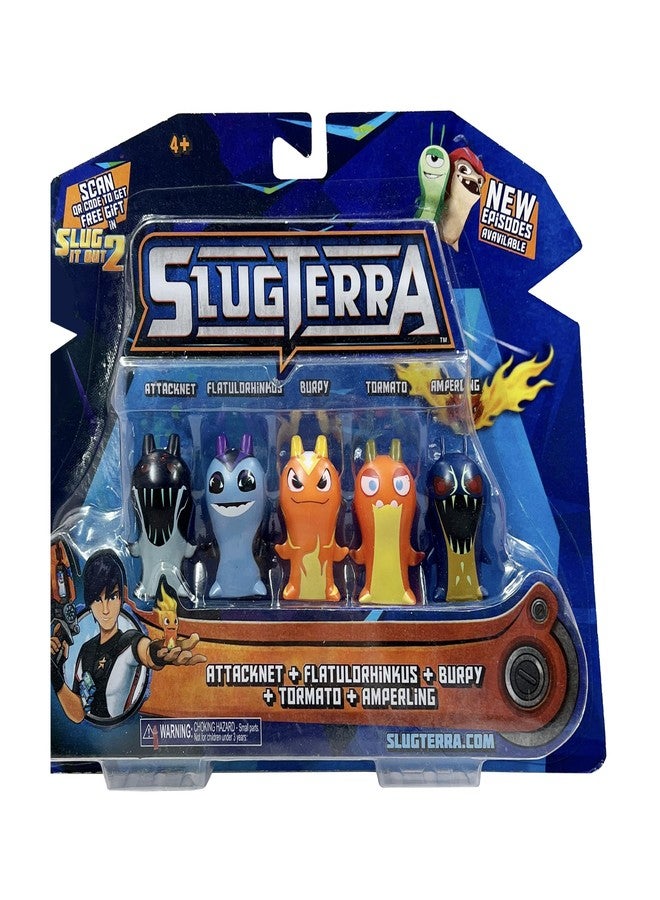 SLUGTERRA Mini Collectible Figurines, Includes 5 Figures Featured in Epic Series, Toy for Kids & Teens, 5-Pack - Image 2