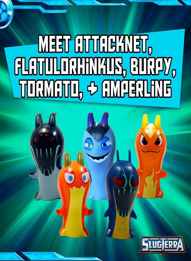 SLUGTERRA Mini Collectible Figurines, Includes 5 Figures Featured in Epic Series, Toy for Kids & Teens, 5-Pack - Image 3