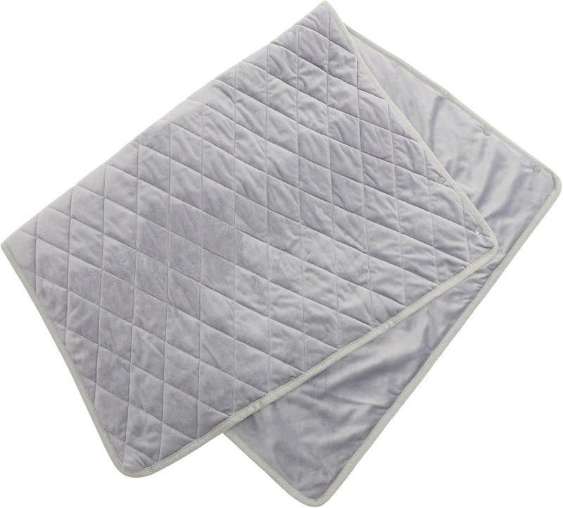 USB Multifunctional Heated Blanket Gray Low Voltage Electric Warm Shawl for Home Office Camping Wearable Reusable Fast Heating Cozy Comfort for Winter - Image 1