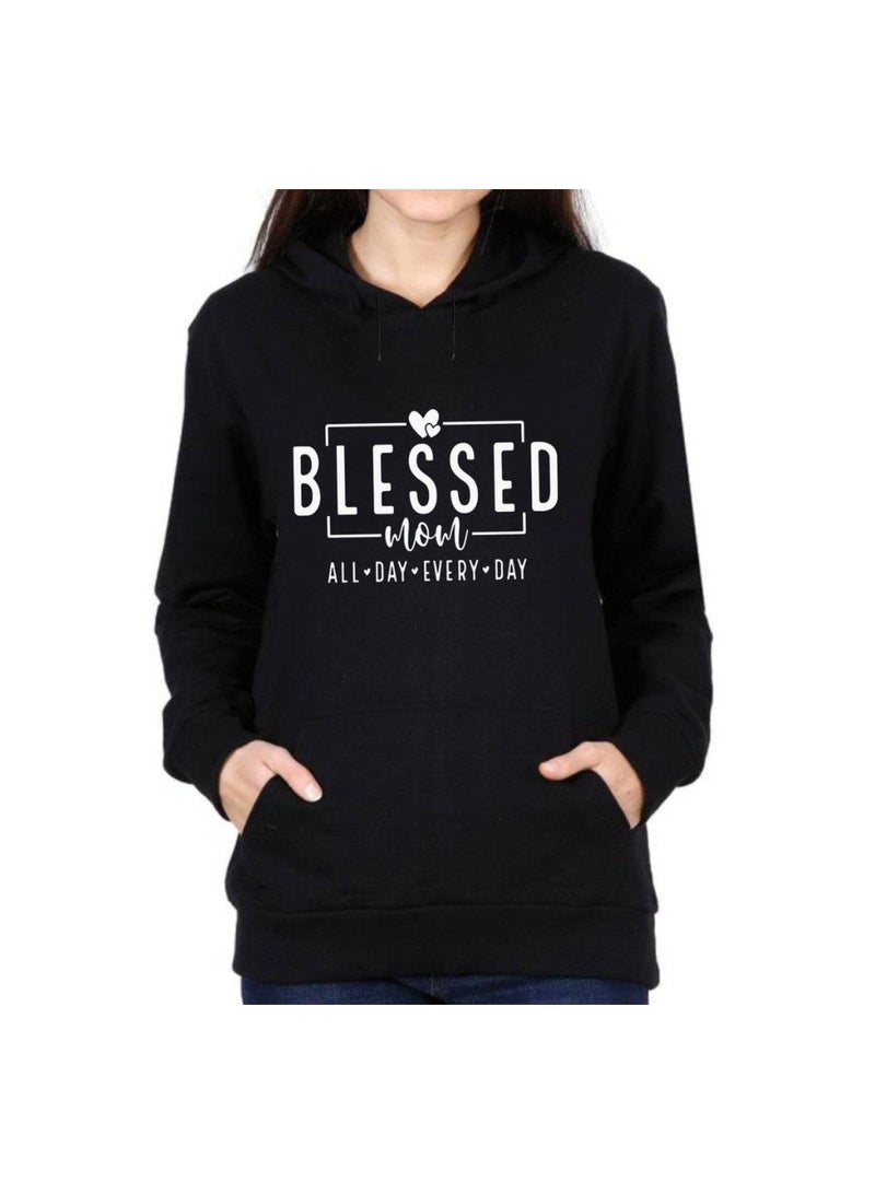 PRINTSHOP4ME Women's Cotton Hoodie For Mother's Day-Hoodies For Womens|Pullover Hoodies For Womens|Available In Trendy Colors&Sizes|Casual Wear - Image 1