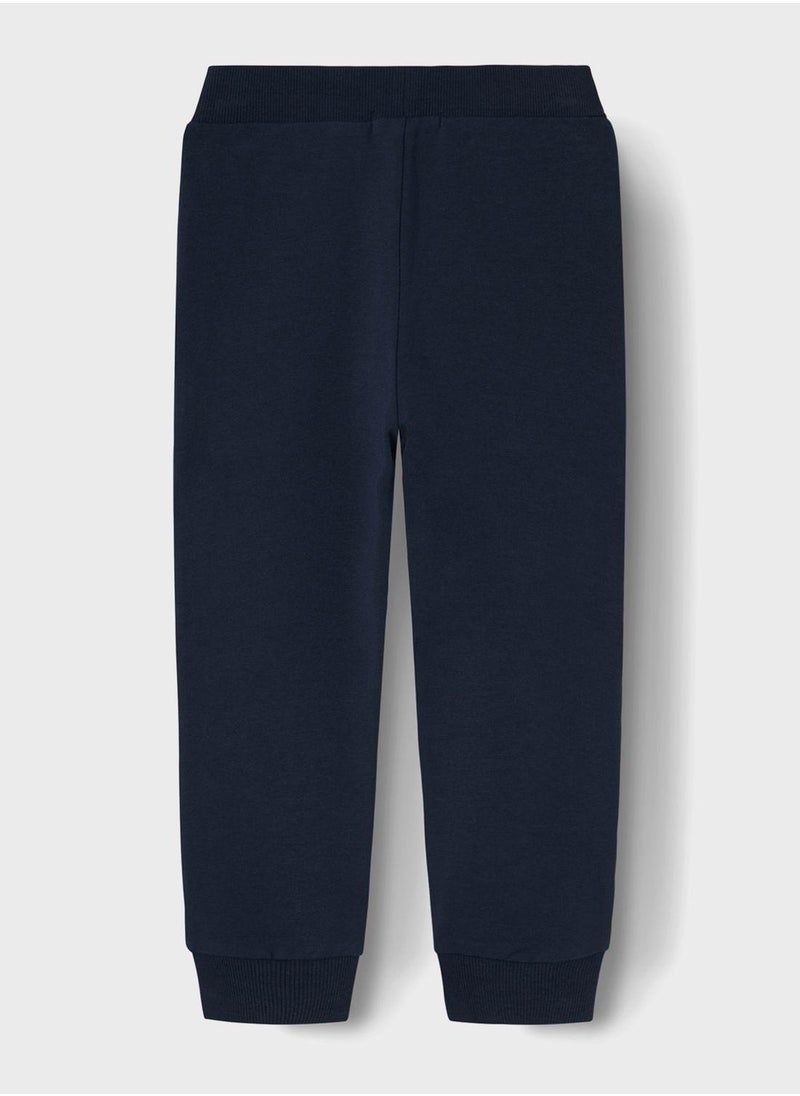 NAME IT Kids Drawstring Graphic Sweatpants  - Image 2