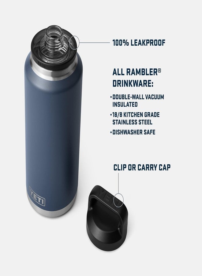 YETI Rambler 46 oz Bottle, Leakproof, Vacuum Insulated, Stainless Steel with Chug Cap, Ridgeline - Image 2