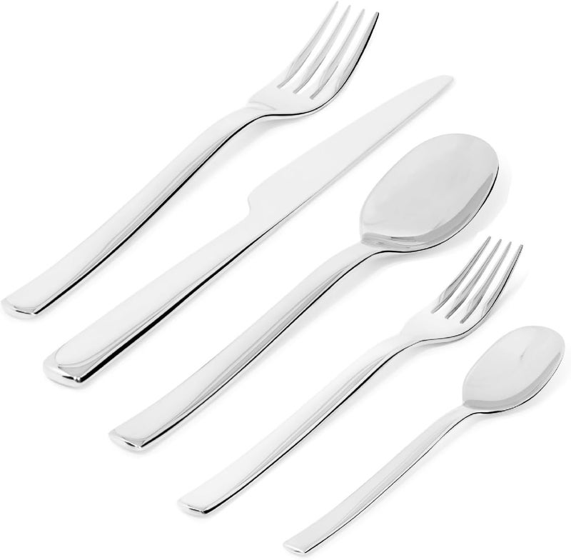 Alessi  Ovale REB09S5  Design Cutlery Set 5 Pieces Stainless Steel - Image 2