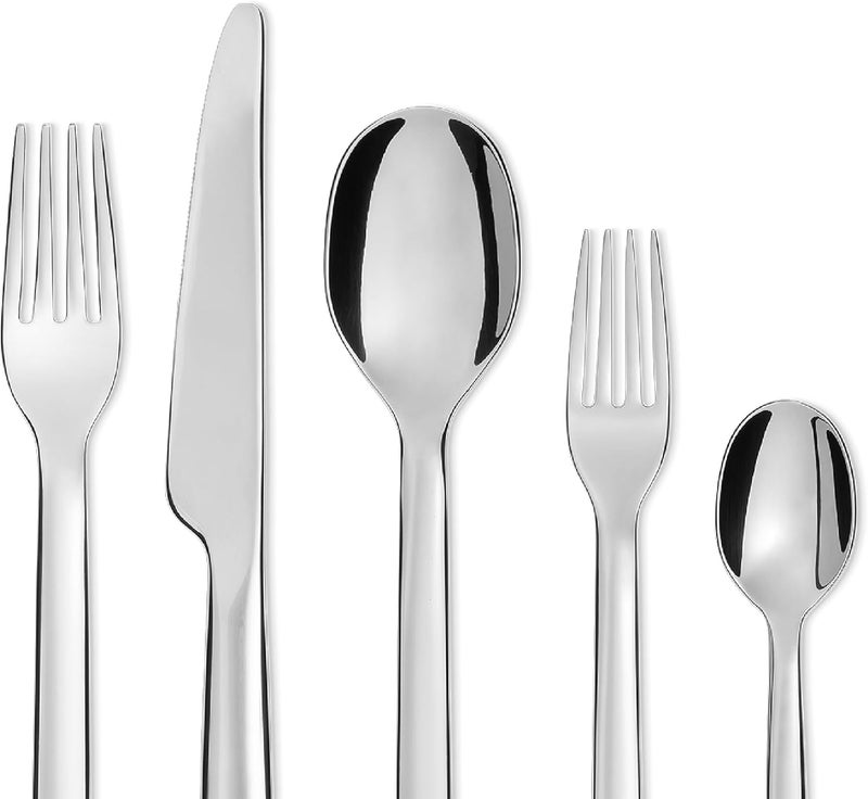 Alessi  Ovale REB09S5  Design Cutlery Set 5 Pieces Stainless Steel - Image 3
