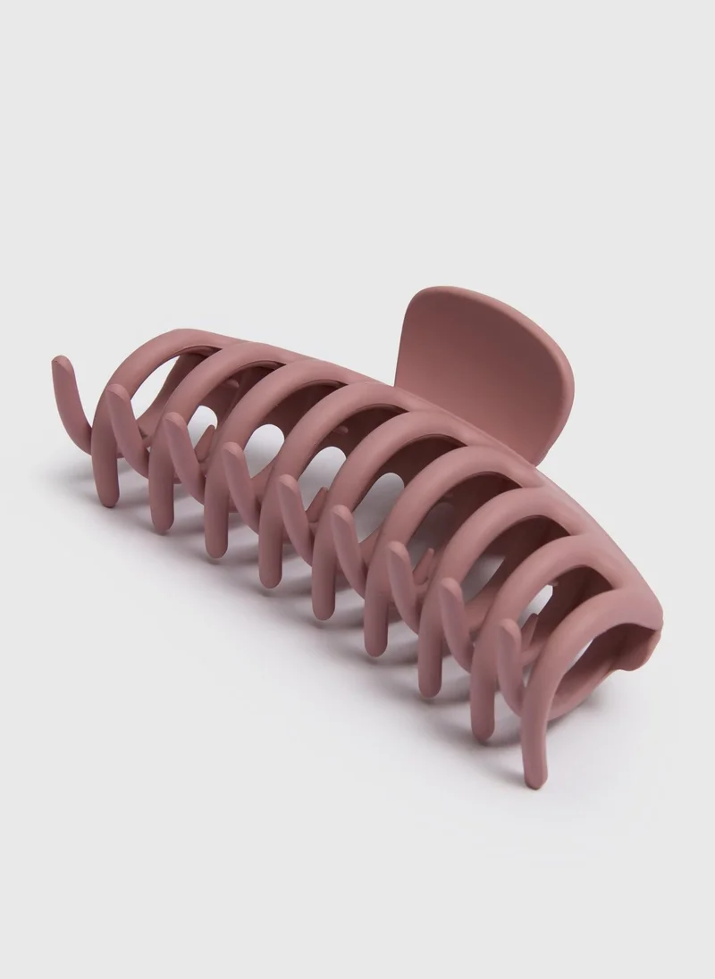 Matalan Pink Matte Hair Clamp