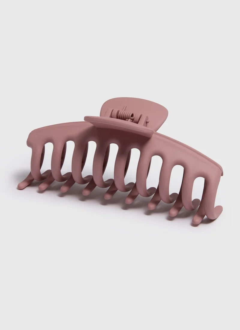 Matalan Pink Matte Hair Clamp