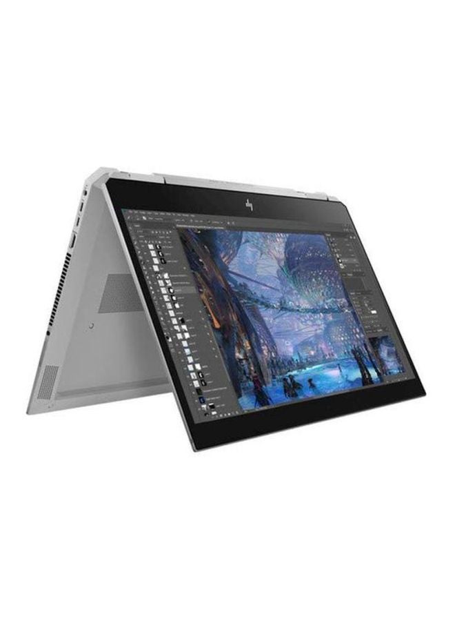 HP لابتوب زيد بوك ستديو X360 G5 ورك ستيشن قابل للتحويل 2 في 1 بشاشة مقاس 15.6 بوصة، ومعالج كور i5 وذاكرة رام سعة 8 جيجابايت ومحرك أقراص SSD سعة 256 جيجابايت وبطاقة رسومات إنتل 630 فائقة الوضوح فضي - Image 5
