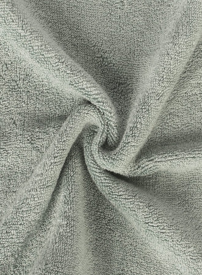 Mother Earth Mother-Earth 4 Pcs Blush Green Fingertip Towels for Bathroom - 11 x 18 Inches, Extra Absorbent and Soft Terry Towels for Sensitive Skin, Quick Dry - Image 2