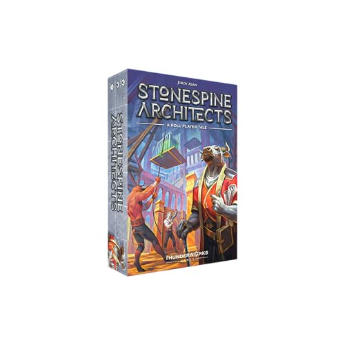 Thunderworks Games Stonespine Architects Board Game  The CardDrafting Game of Dungeon Design  Competitive Labyrinth Building Strategy Family Game  4560 Minutes for 15 Players Ages 10 by Thunderworks Games - Image 1