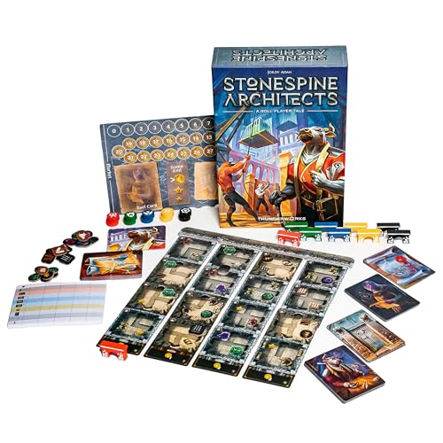 Thunderworks Games Stonespine Architects Board Game  The CardDrafting Game of Dungeon Design  Competitive Labyrinth Building Strategy Family Game  4560 Minutes for 15 Players Ages 10 by Thunderworks Games - Image 5