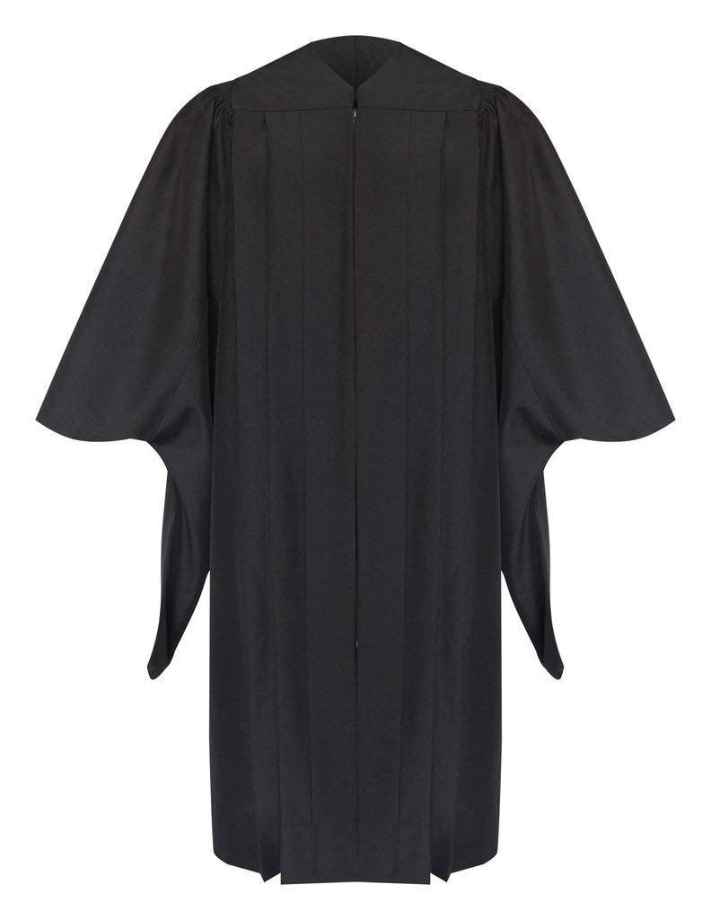 CLERKMANS Unisex Deluxe Masters Graduation Gown 48XL
