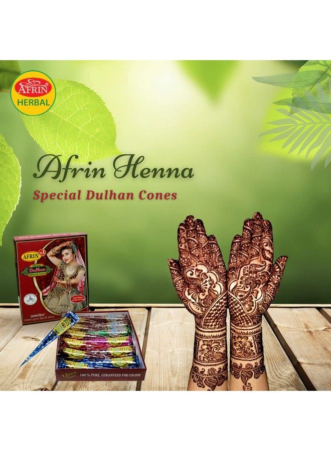 Afrin Henna Mehandi Cone Pack Of 12 (30Gm Each) - Image 3