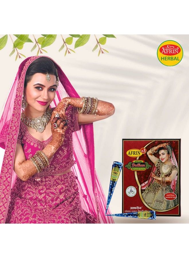 Afrin Henna Mehandi Cone Pack Of 12 (30Gm Each) - Image 5