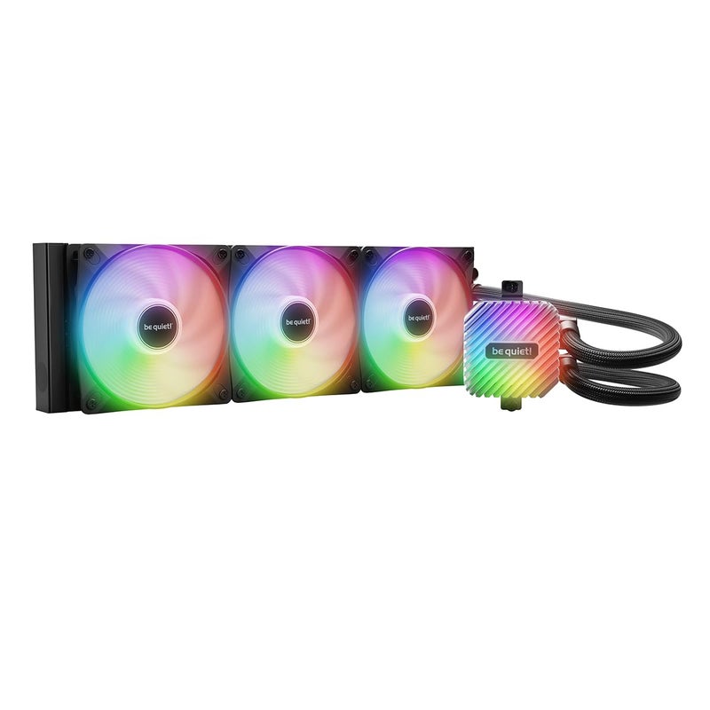 be quiet! Light Loop 360mm | All in One Water Cooling System | Customizable ARGB CPU Cooler with Hub | Quiet Water Cooler | Black | BW022 - Image 1