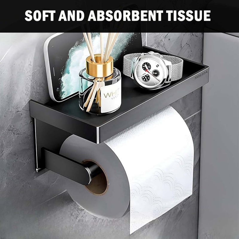 TISAURA Citrus Bloom Aromatic Toilet Rolls With Bathroom Refreshener (Citrus Aroma) 2 Ply, 250 Pulls (Pack of 2), 500 Pulls Total - Luxurious Aroma with 100% Pure Plant Based Essenial Oils - Image 5