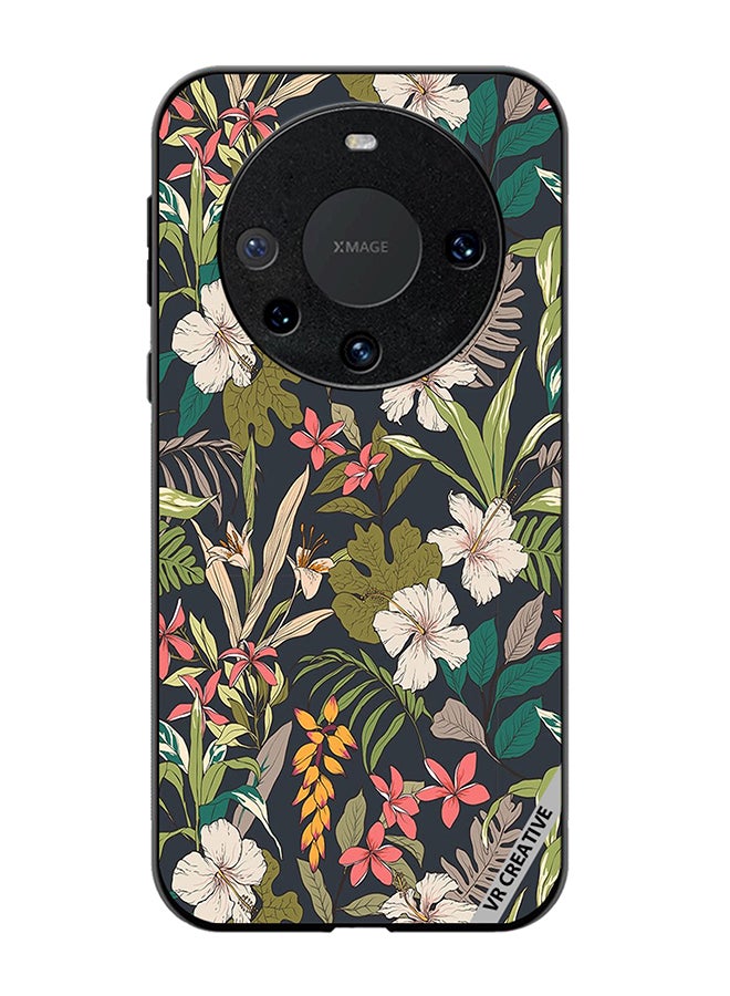 VR CREATIVE Protective Case Cover For Huawei Mate 60 Flower Design Multicolour - Image 1