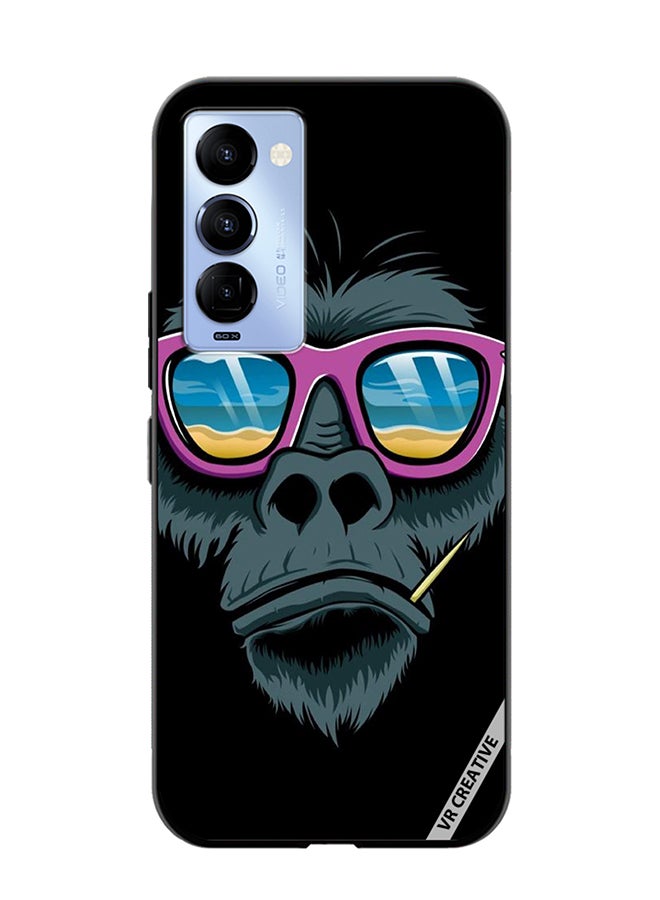 VR CREATIVE Protective Case Cover For Tecno Camon 18/18 P Dope Gorilla Design Multicolour - Image 1