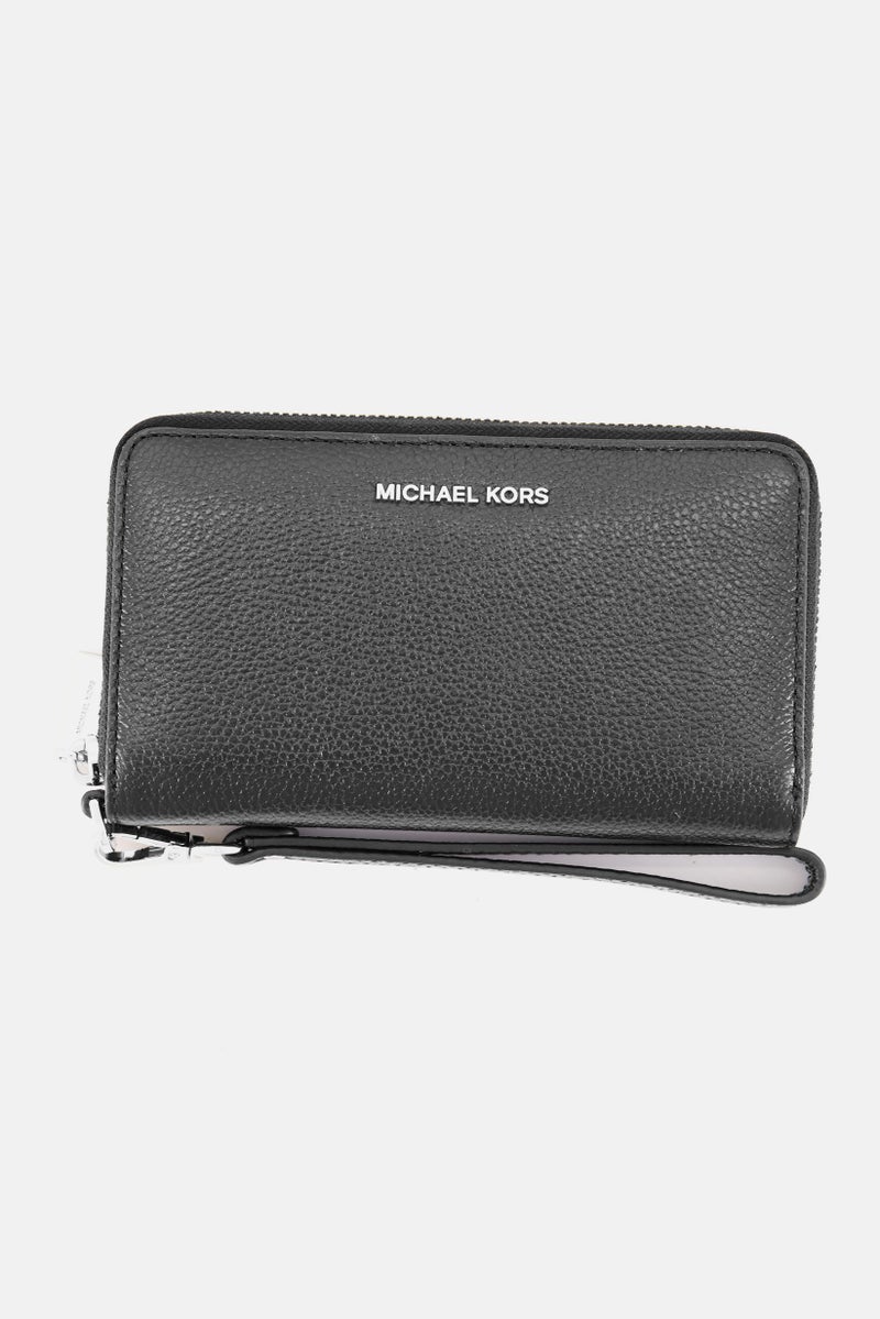 Michael Kors محفظة جلدية كبيرة للنساء 18 طول × 11 ارتفاع × 2 عرض، أسود - Image 1
