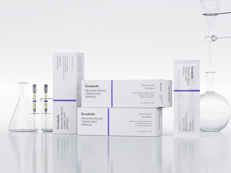 Genabelle Melacare Spicule Toning Shot Ampoule Skin Clarifying Serum with 80000ppm Melacare Complex Spicule Technology for Glow Pore Refining Hydration 003 fl oz 3ea - Image 4