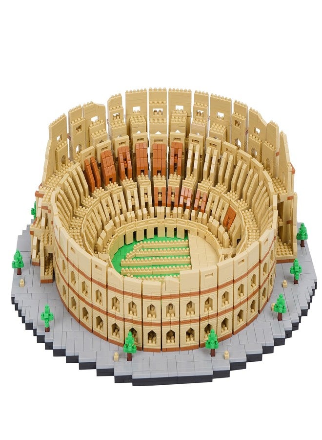 Geniteen Building Blocks Set Roman Colosseum Model Micro Building Blocks 5594 PCS Famous Architecture Model Mini Building Kit, Gift for Kids and Adults - Image 1