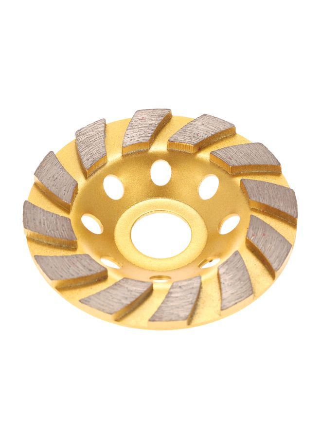 NIBEMINENT Grinding Wheel Disc Gold/Beige 100millimeter  - Image 1