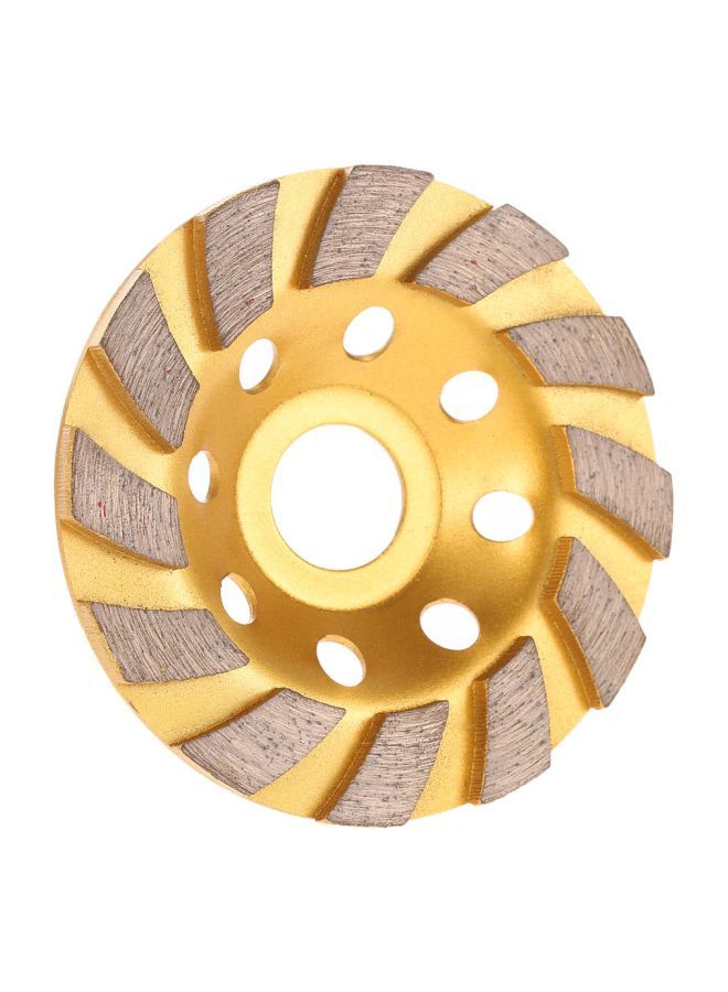 NIBEMINENT Grinding Wheel Disc Gold/Beige 100millimeter  - Image 3