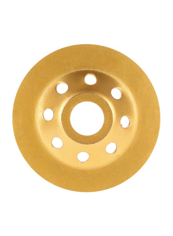NIBEMINENT Grinding Wheel Disc Gold/Beige 100millimeter  - Image 2