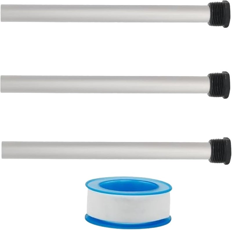 3PCS RV Water Heater Magnesium Anode Rod 9.25 Inch L 3 4 Inch NPT Replacement - Image 2