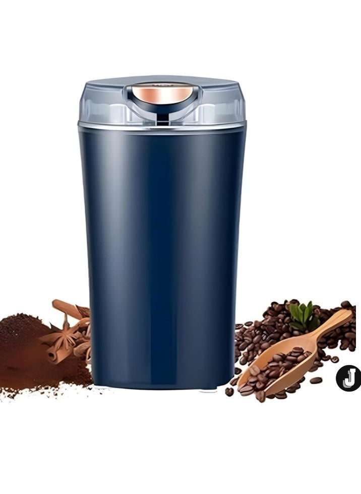 JAJEEK مطحنة القهوة الكهربائية الجديدة OG – 200 واط من الفولاذ المقاوم للصدأ مع مؤقت وفلتر (حجم مدمج) - Image 1