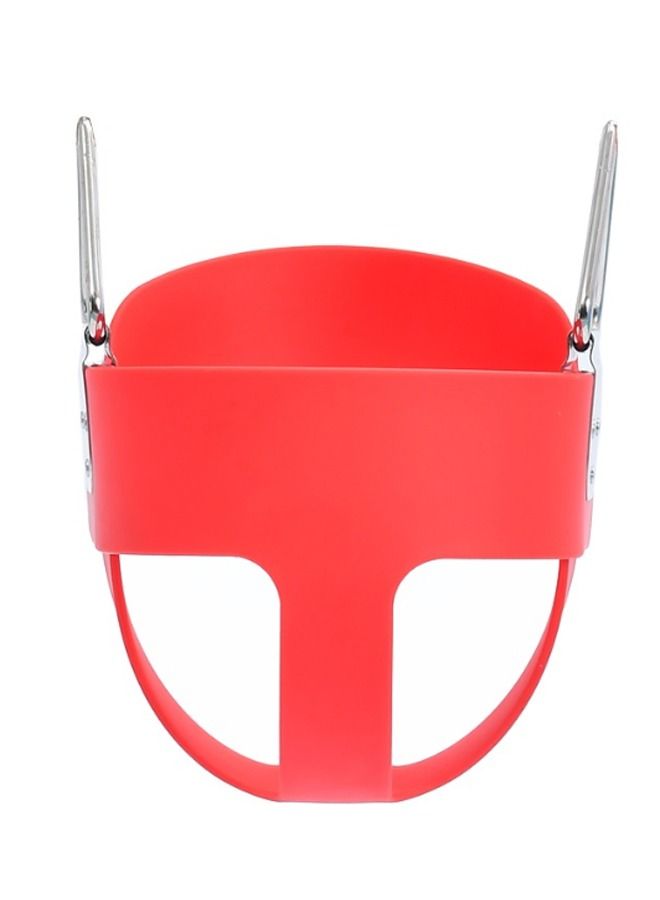 JSAITOYS Lovely Toddler High Back Full Bucket Swings With Heavy Duty Plastic Coated Chains And Hook  - Image 4