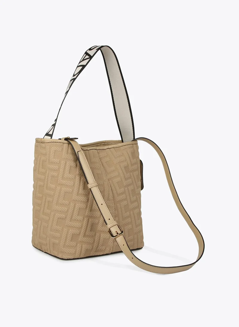 Lola Casademunt Monogrammed fabric tote bag