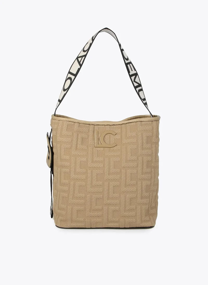Lola Casademunt Monogrammed fabric tote bag